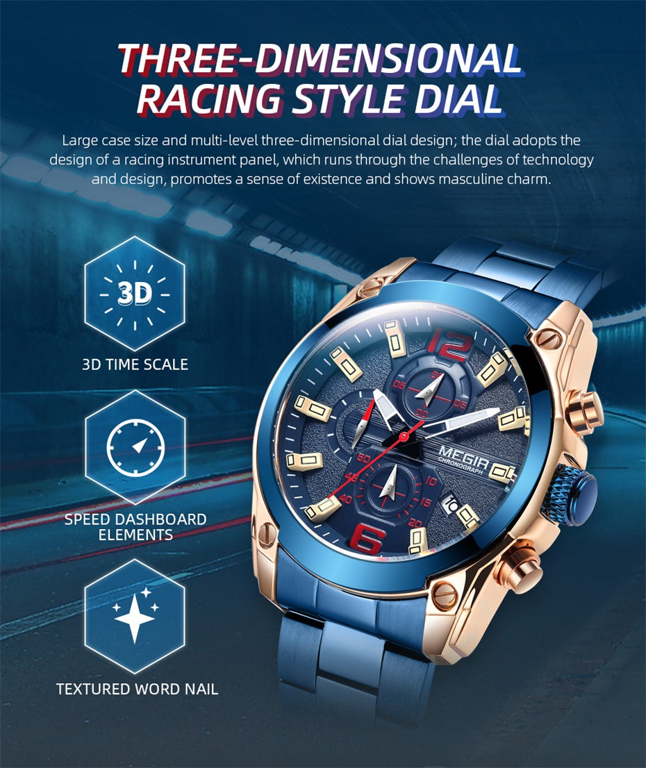 MEGIR Steel Chrono 2063