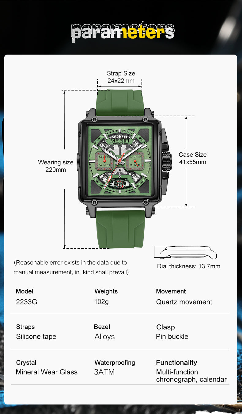 MEGIR Square Edge 2233