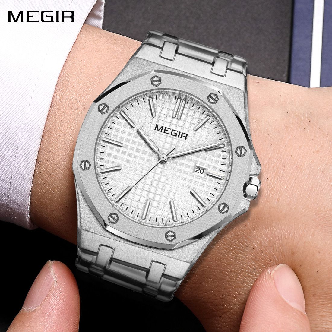 MEGIR Calendar Steel 1085