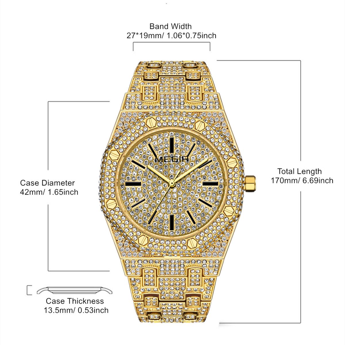 MEGIR Diamond Luxe 1091