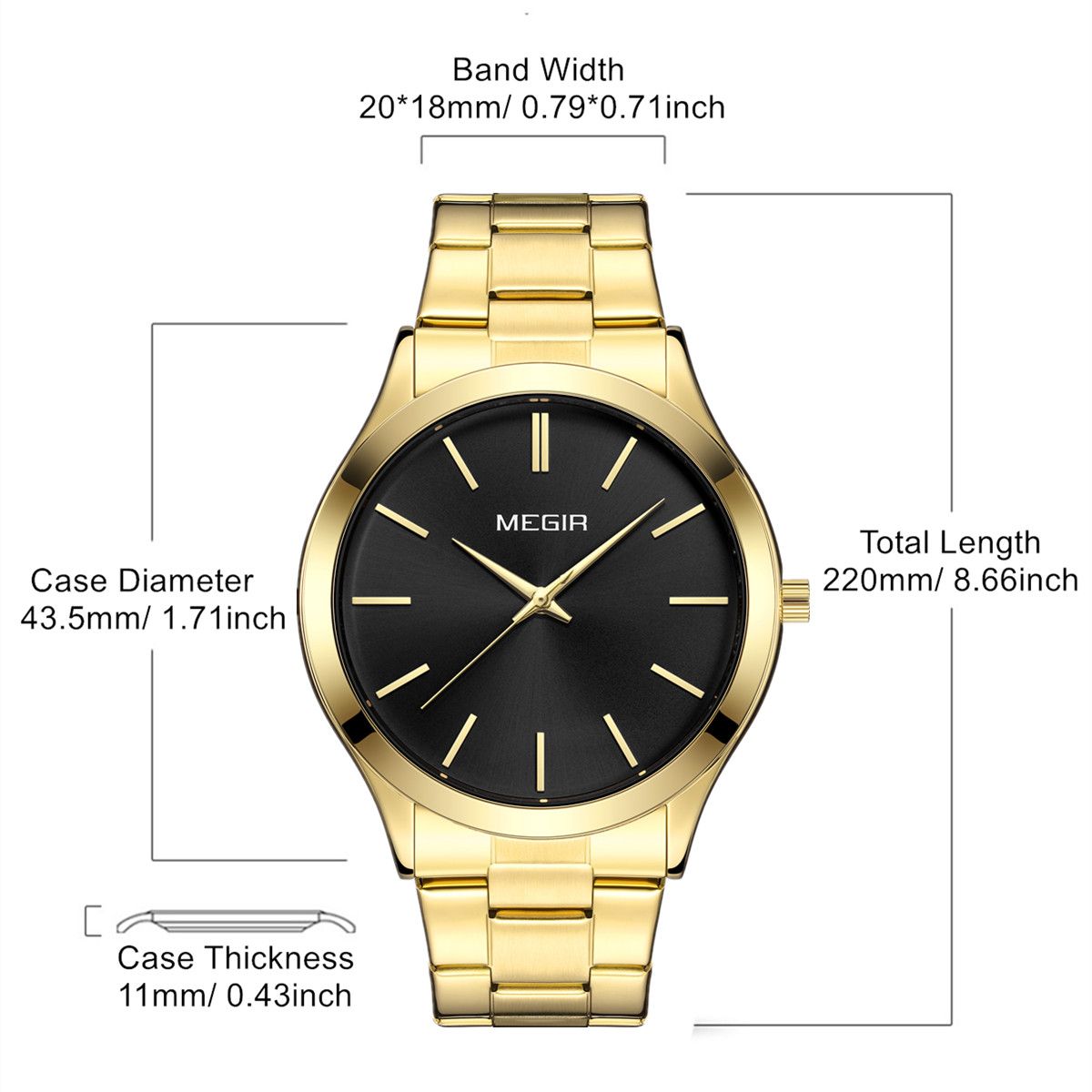 MEGIR Onyx Business 1096